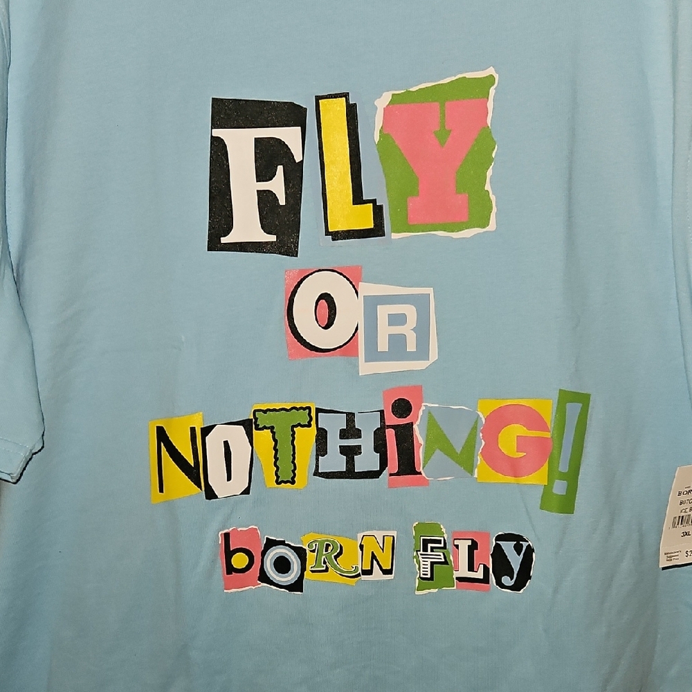 Born FLY 3x Mens Graphic Tee